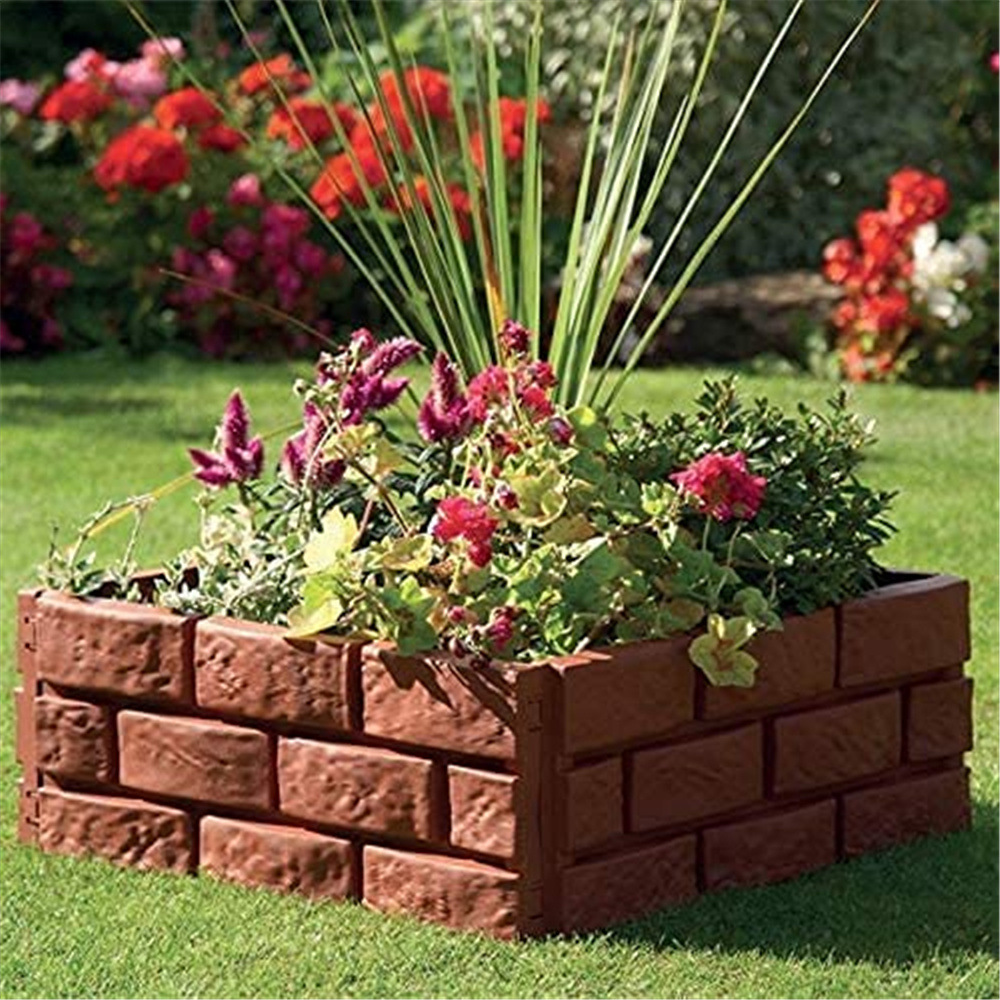 1-8Pcs Imitation Stone Plastic - đánh giá và giá Smart Garden Edging