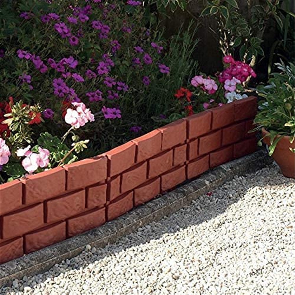 1-8Pcs Imitation Stone Plastic - đánh giá và giá Smart Garden Edging