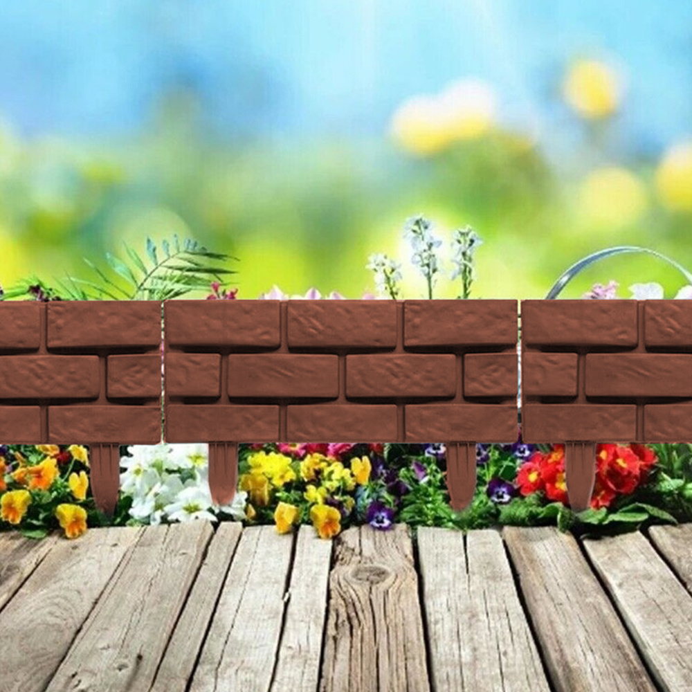 1-8Pcs Imitation Stone Plastic - đánh giá và giá Smart Garden Edging