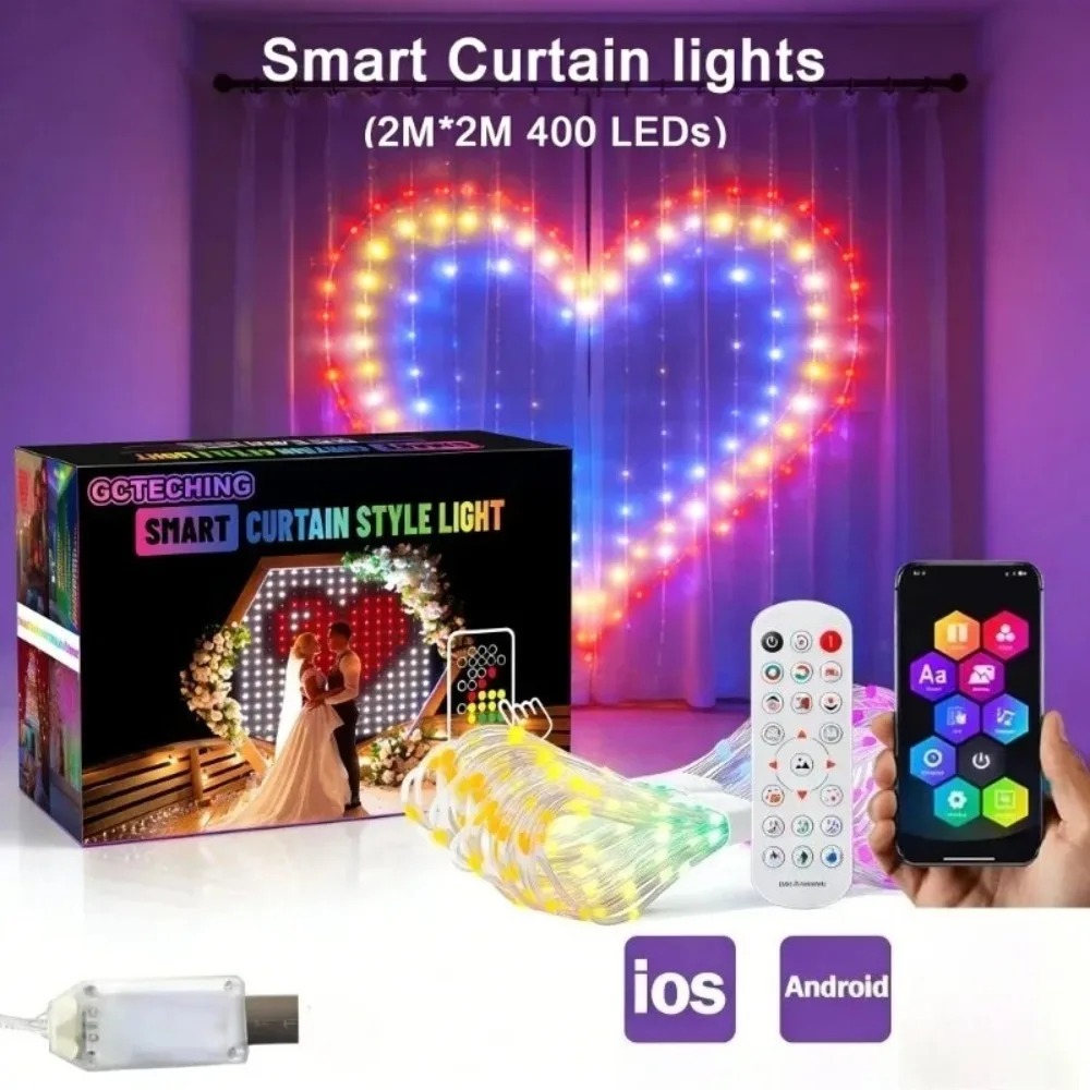 Outdoor LED Pixel Curtain Ligh - đánh giá và giá Smart Led Garden