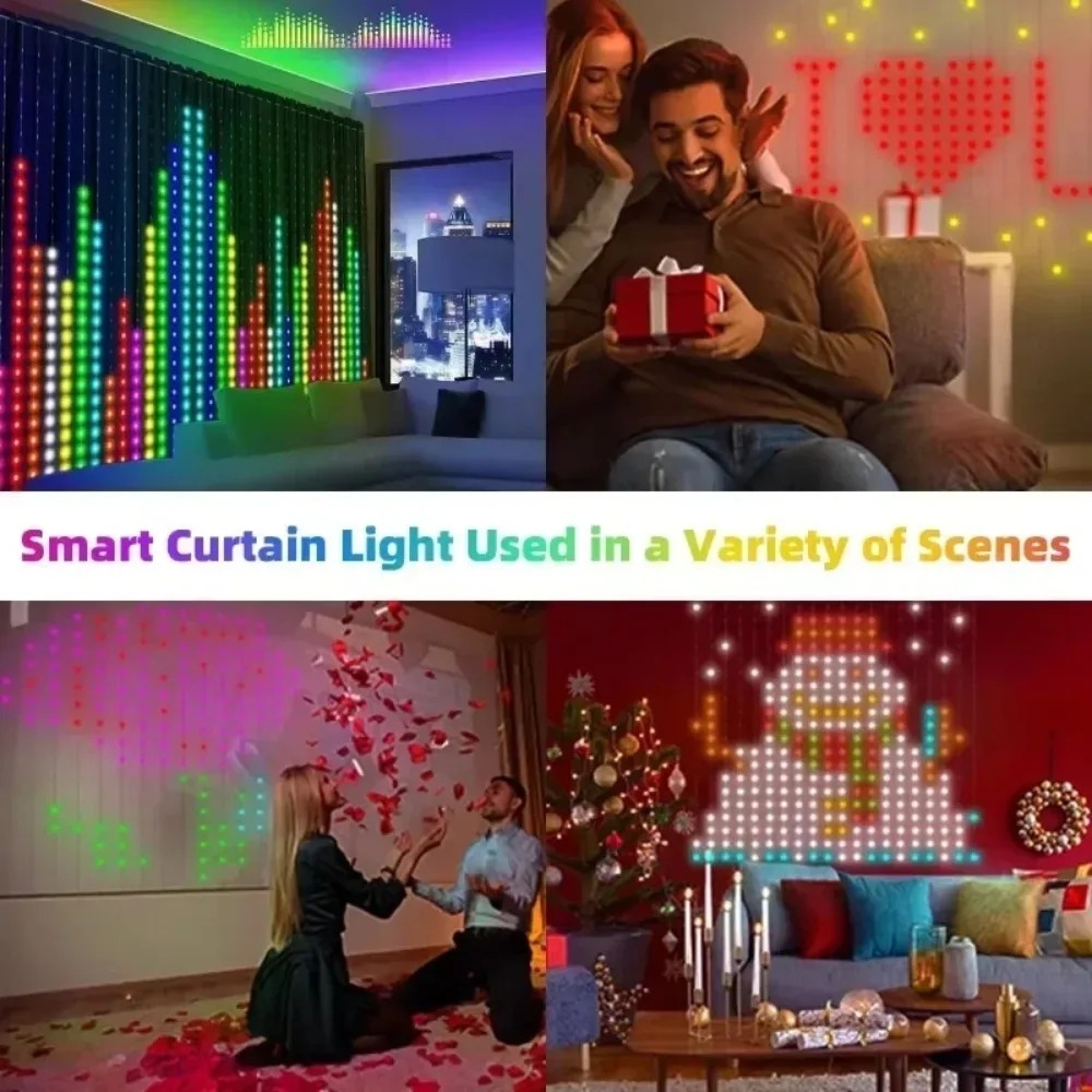 Outdoor LED Pixel Curtain Ligh - đánh giá và giá Smart Led Garden