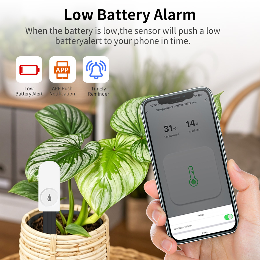Smart ZigBee Soil Moisture Sen - đánh giá và giá App Smart Garden