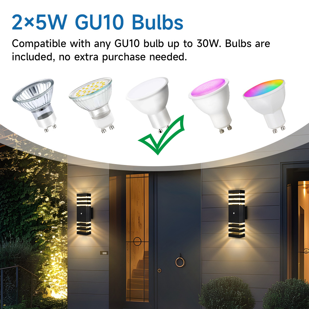 Sensor Light Outdoor Wall Lamp - đánh giá và giá Smart Led Garden