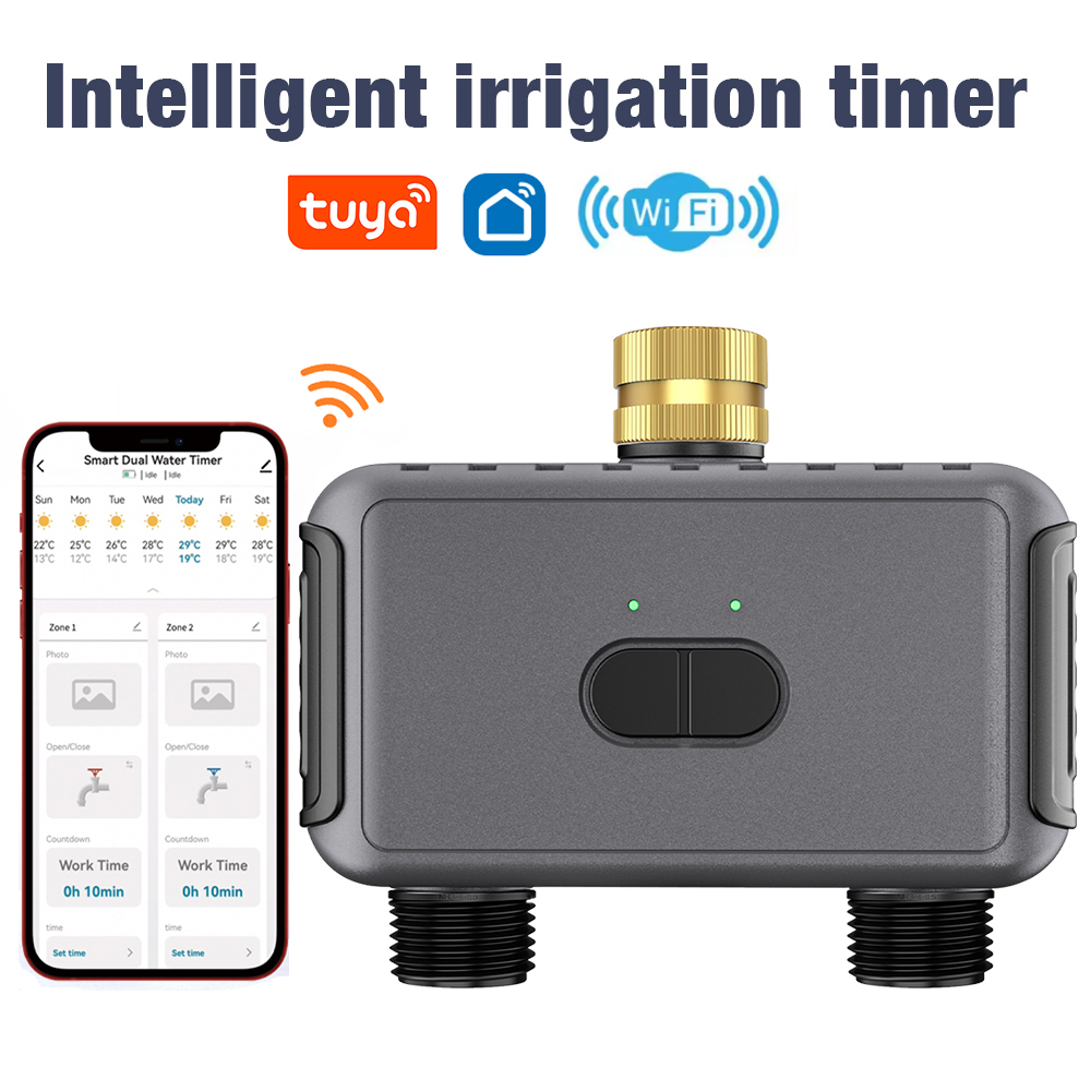 Tuya WiFi Water Timer Smart 2  - đánh giá và giá Smart Garden Watering Can