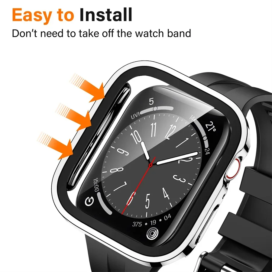 Glass+cover For Apple Watch ca - đánh giá và giá Smart Garden 9