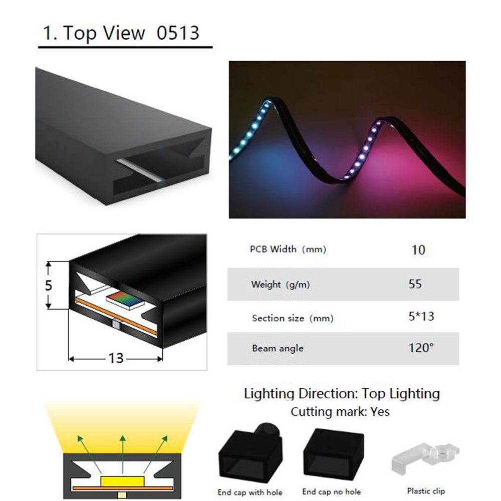 WS2812B WS2811 SK6812 LED Neon - đánh giá và giá Led Plant Light Strip