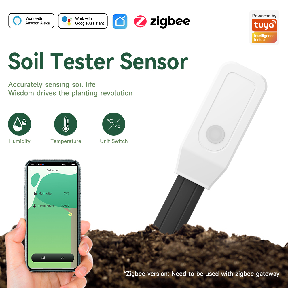 Smart Soil Tester Sensor, Zigb - đánh giá và giá App Smart Garden