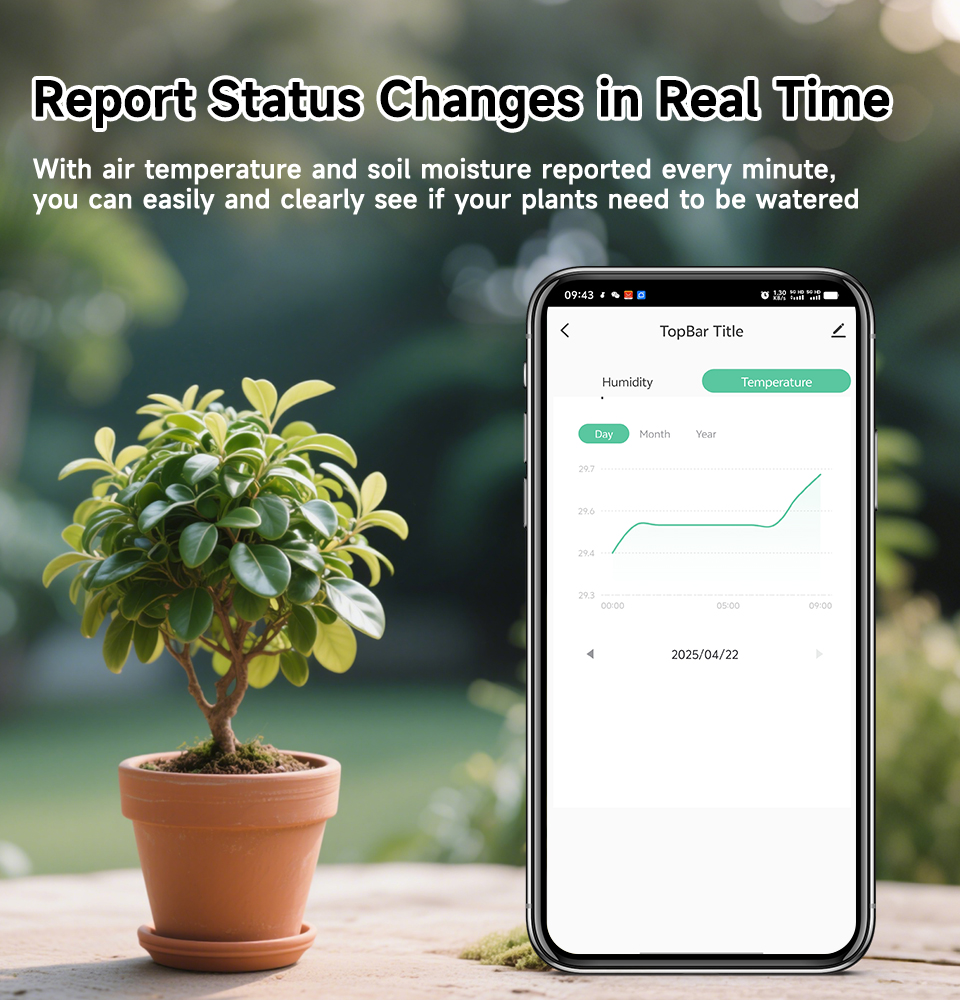 Smart Soil Tester Sensor, Zigb - đánh giá và giá App Smart Garden