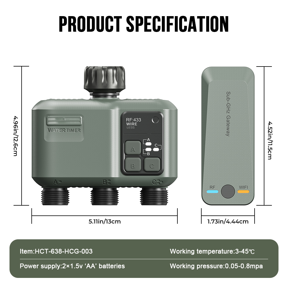 2025 Tuya Wifi+RF433 Smart Gar - đánh giá và giá Smart Garden Watering Can