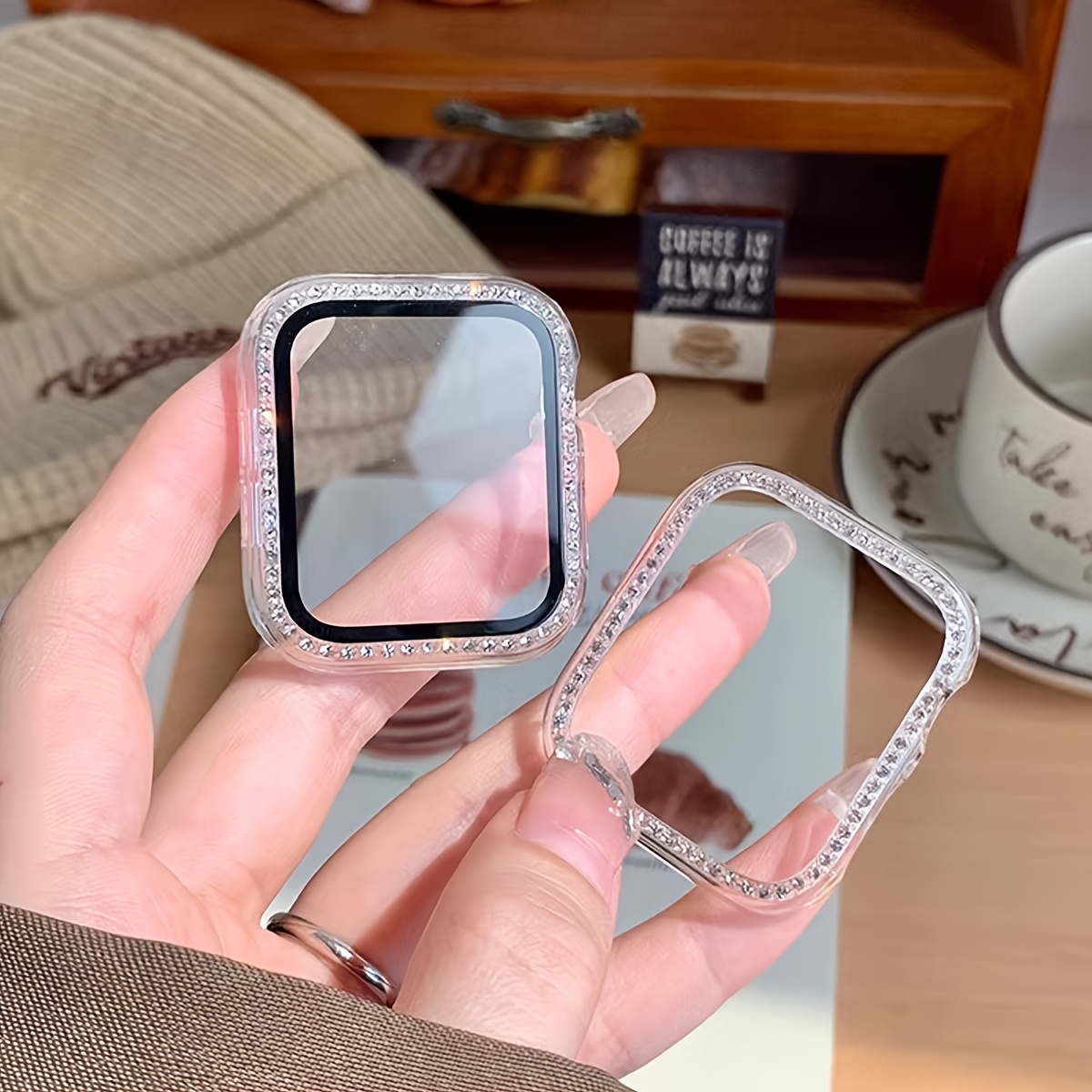 Glass+Diamond Case For Apple w - đánh giá và giá Smart Garden 9
