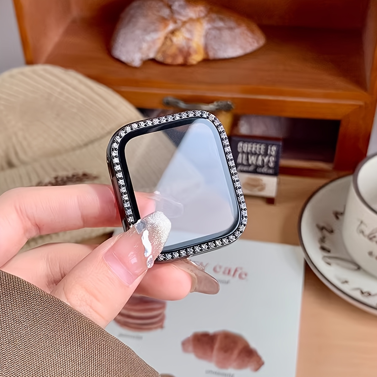 Glass+Diamond Case For Apple w - đánh giá và giá Smart Garden 9