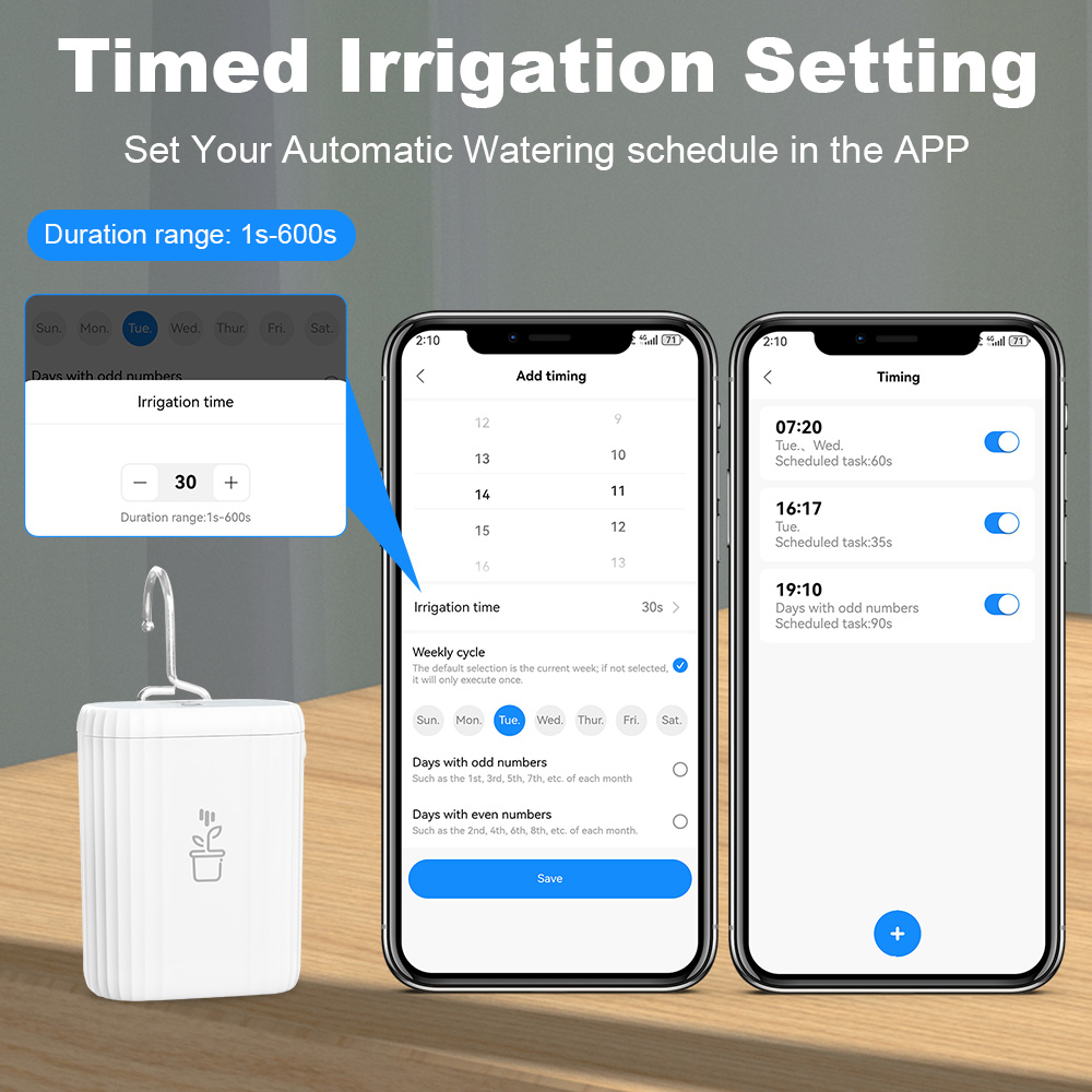 MANHOT WiFi Smart Watering Pum - đánh giá và giá Smart Garden Watering Can