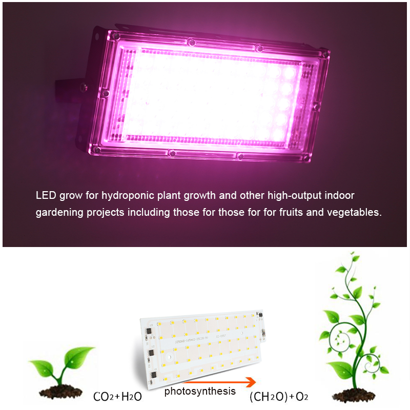 3 50W Phát Triển Đèn AC220V Su - đánh giá và giá Led Plant Light Strip
