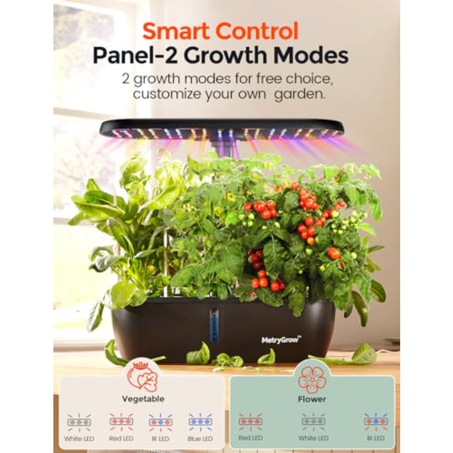 MG-15 Hydroponic Growing Syste - đánh giá và giá Smart Led Garden