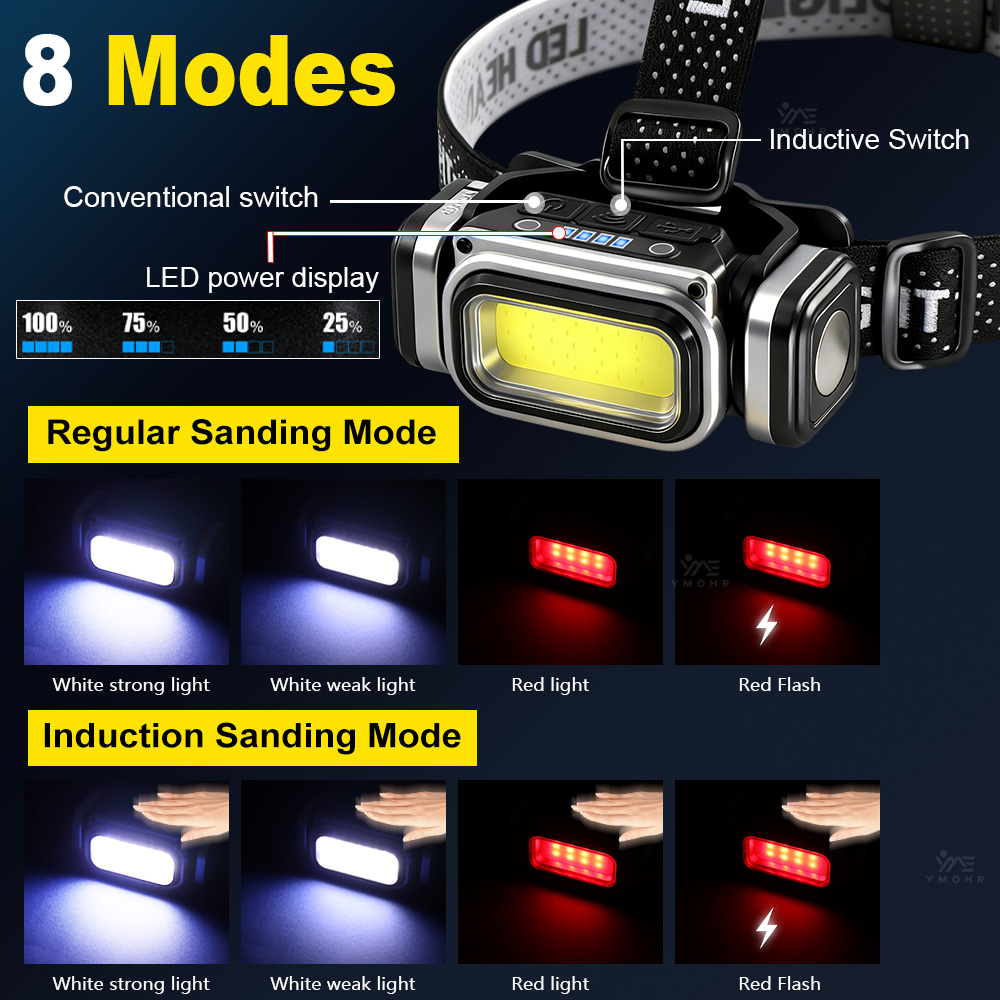 10000LM Ultra Bright LED Headl - đánh giá và giá Smart Led Garden