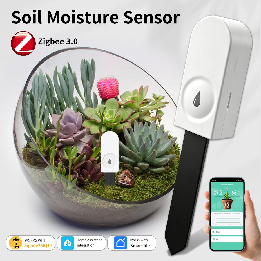 Smart ZigBee Soil Moisture Sen - đánh giá và giá App Smart Garden