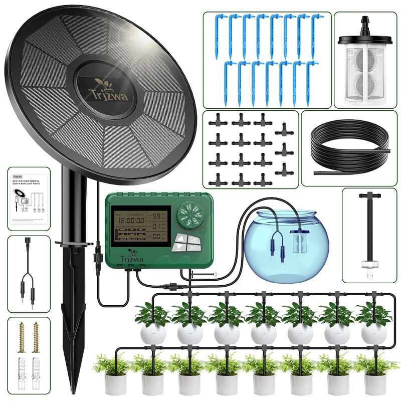 Solar Irrigation Equipment Gre - đánh giá và giá Smart Garden Watering System