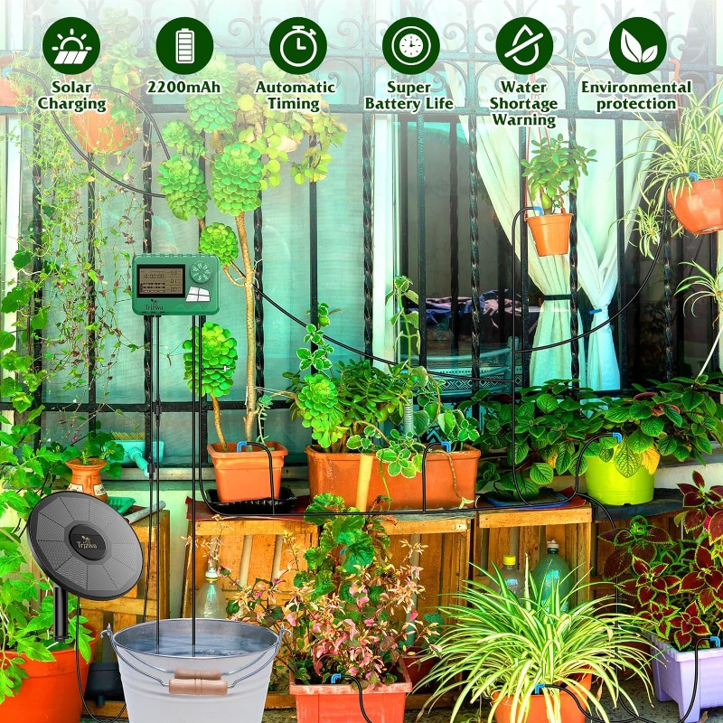 Solar Irrigation Equipment Gre - đánh giá và giá Smart Garden Watering System