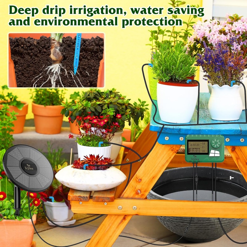 Solar Irrigation Equipment Gre - đánh giá và giá Smart Garden Watering System