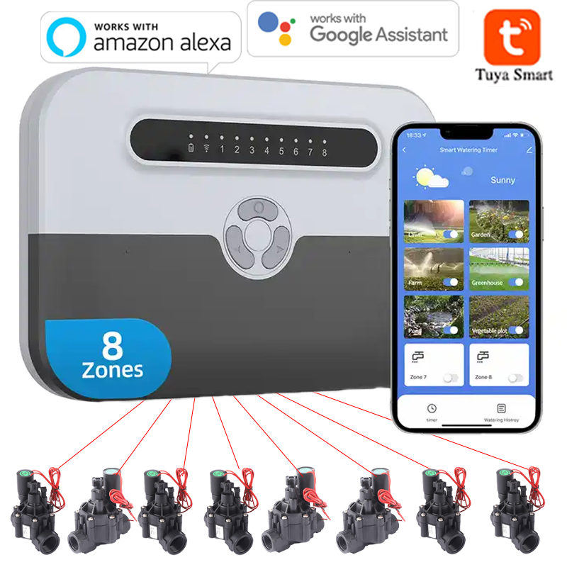 8 Station WiFi Indoor Smart Sp - đánh giá và giá Smart Garden Watering Can
