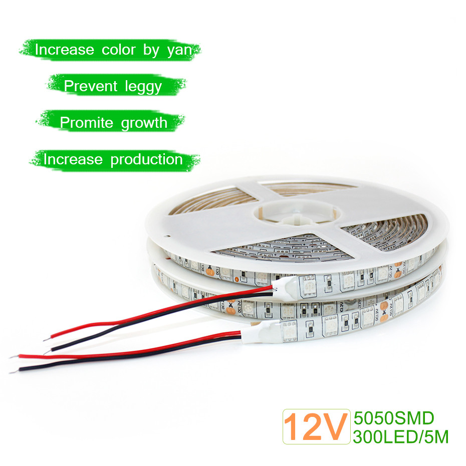 DC 12V LED Strip Grow Light Fu - đánh giá và giá Led Plant Light Strip