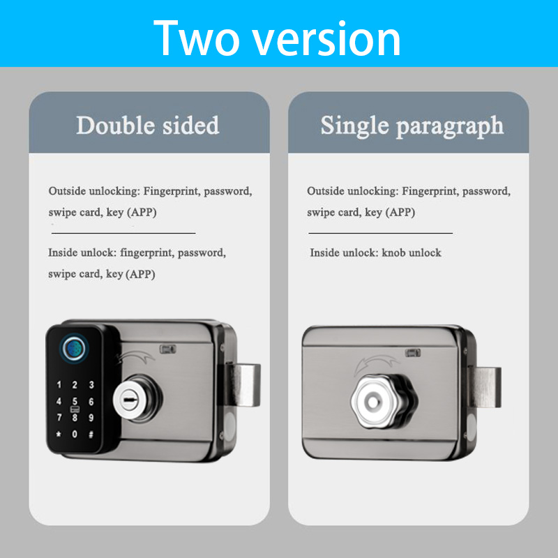 Waterproof Smart Door Lock Fin - đánh giá và giá App Smart Garden