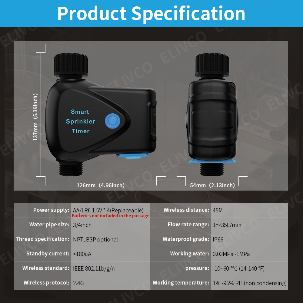Tuya WiFi Smart Water Device w - đánh giá và giá Smart Garden Watering System